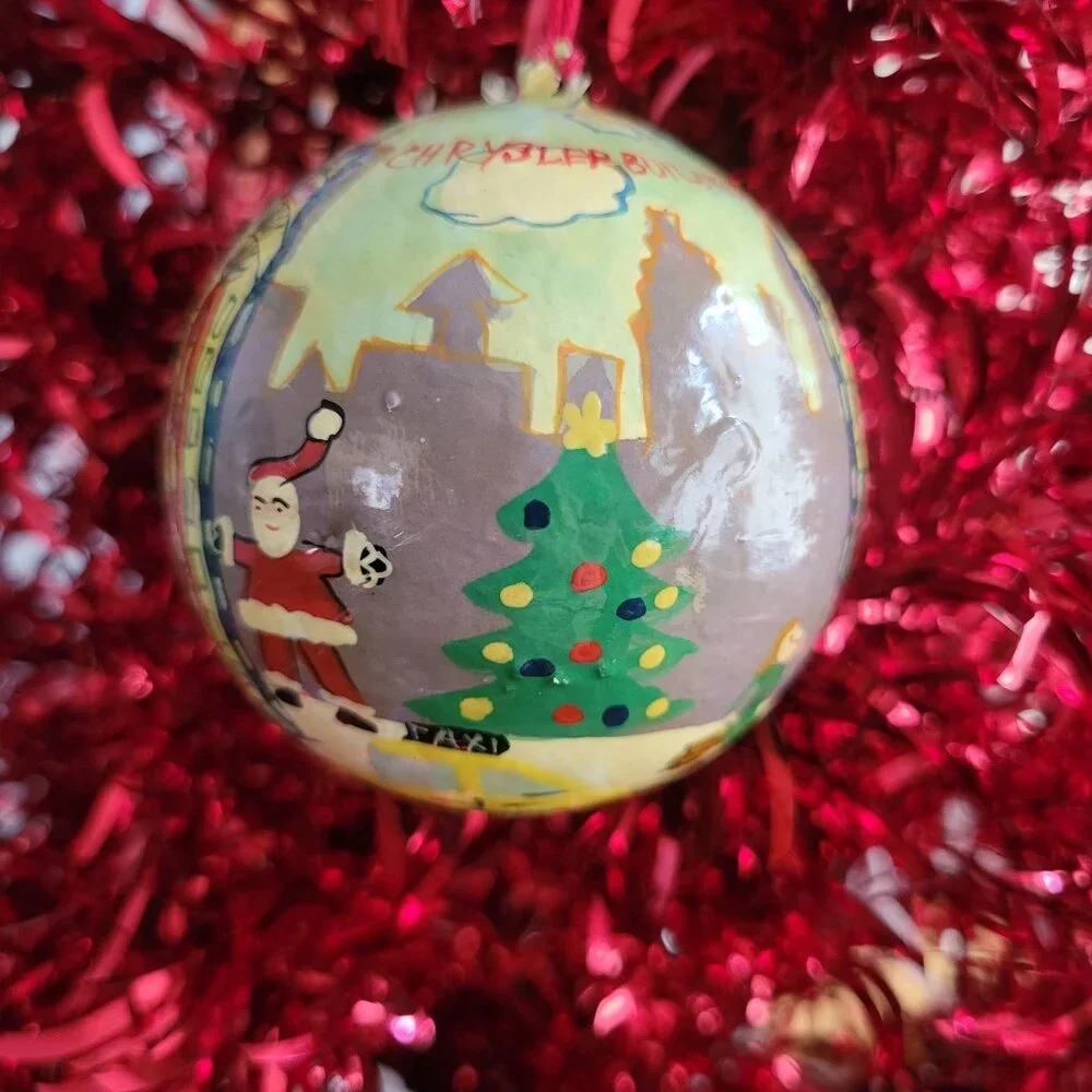Bloomingdale's NYC Christmas Holiday Ornament Chrysler Building Vintage